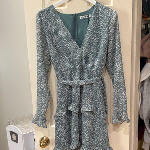 Floral Long Sleeve Dress